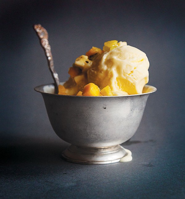 White pepper ice cream
