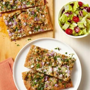 White pizza with clams