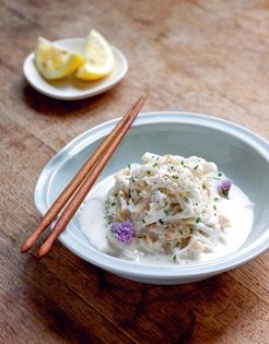 White radish and scallop salad (Hotate salad)