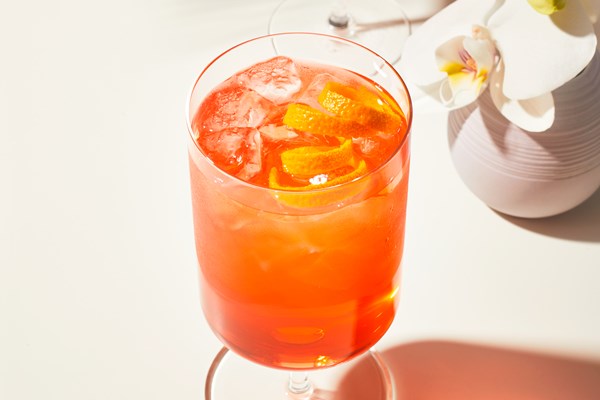 White rum and Aperol spritz