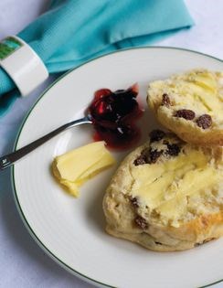 White scones