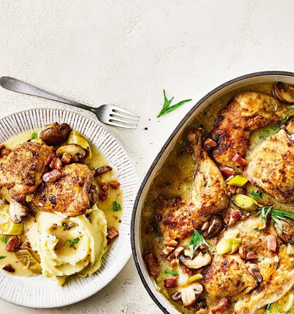 White wine coq au vn