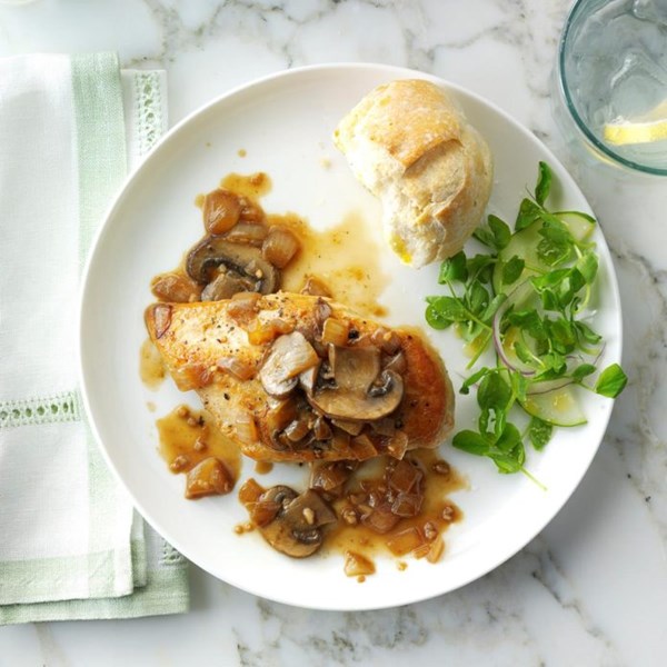 White wine garlic chicken 