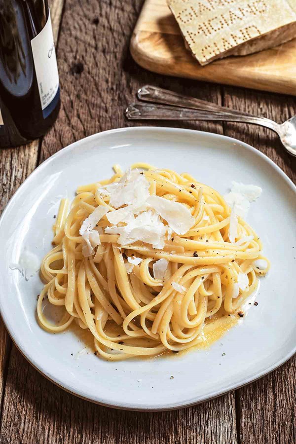 White wine linguine