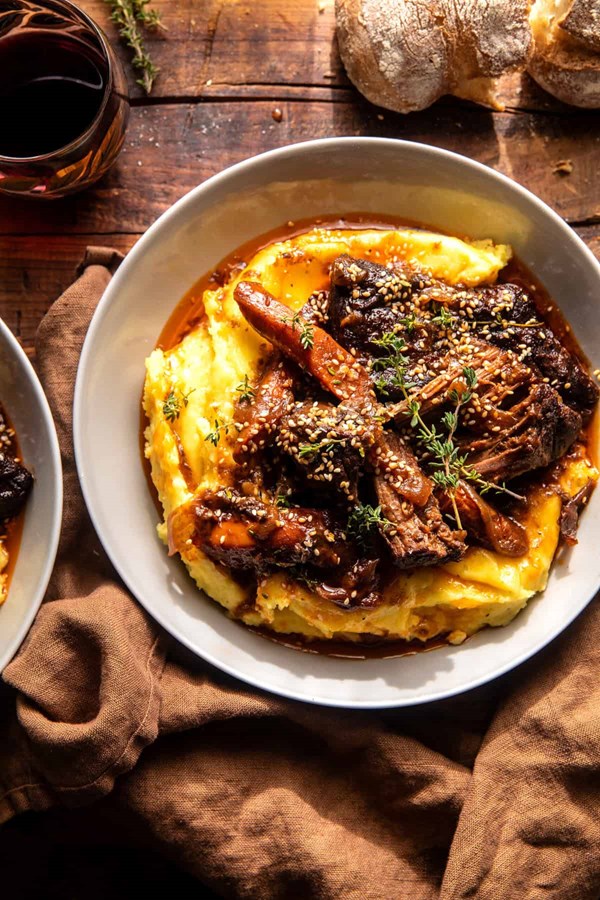 White wine miso braised pot roast