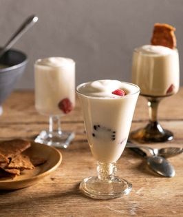 White wine mousse