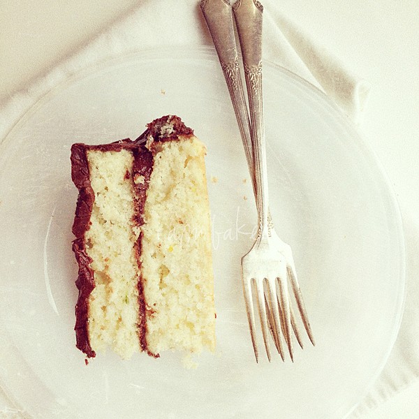 White zucchini cake