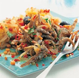 Whitebait escabeche