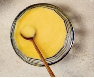 Whizzed mango dressing