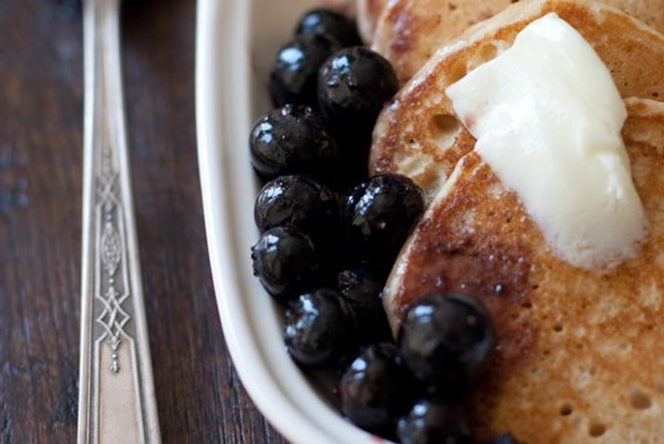 Whole blueberry maple syrup