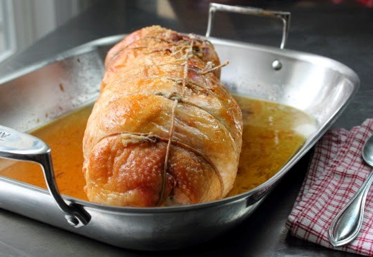 Whole boneless Thanksgiving turkey