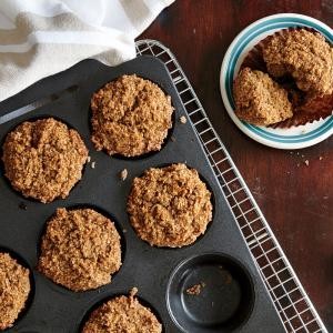 Whole-grain bran muffins