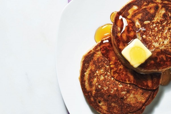 Whole grain gluten-free buttermilk pancakes