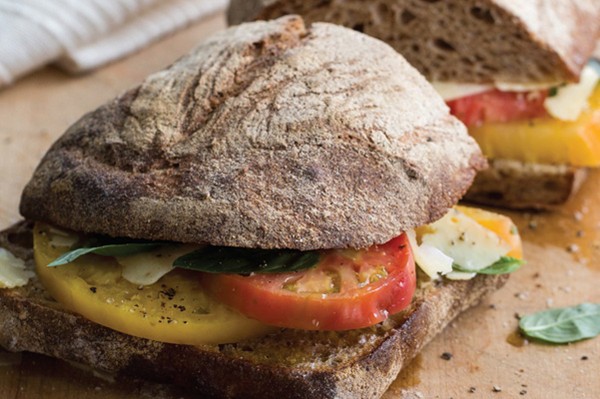 Whole-milled whole wheat ciabatta