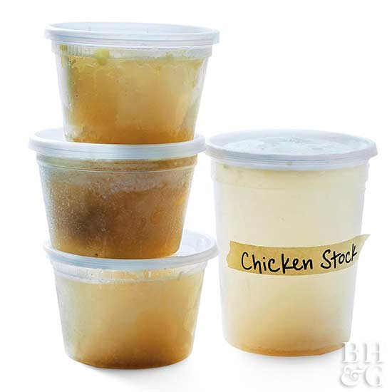 Whole poached chicken with bonus stock