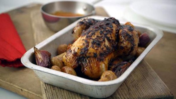 Whole roast perky peri peri chicken 