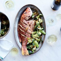 Whole roast snapper with Sichuan butter