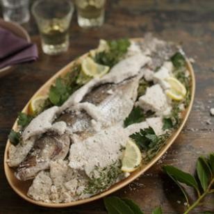 Whole roasted fish
