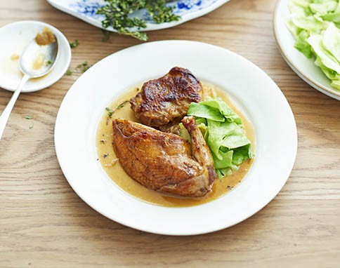Whole roasted pheasant