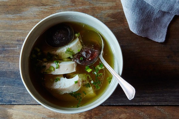Whole slow cooker-poached chicken