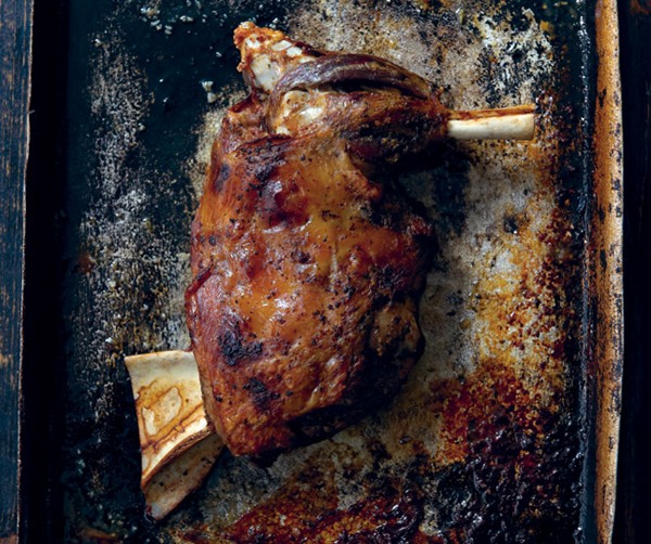 Whole slow-roast lamb shoulder, to share