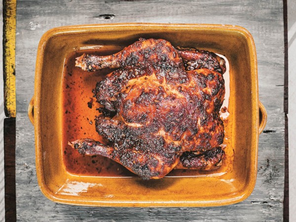 Whole spicy smoked roast chicken from 'Pitt Cue Co.: The Cookbook' (Cook the Book)