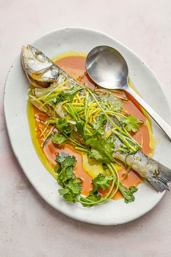 Whole steamed fish