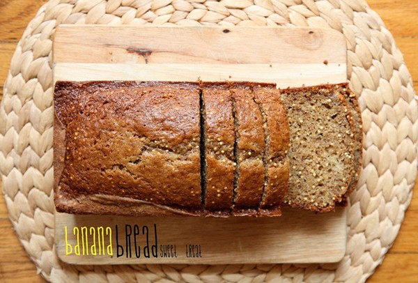Whole wheat and millet banana bread