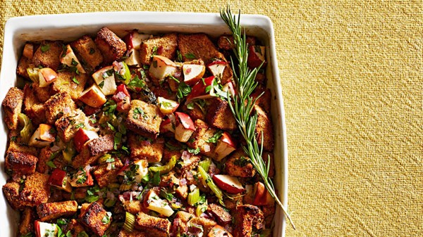 Whole-wheat apple dressing