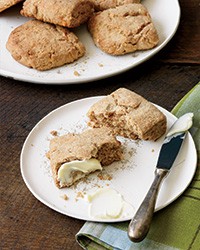 Whole wheat buttermilk biscuits