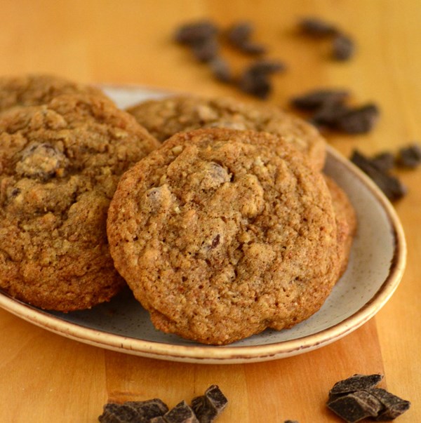 Whole wheat chocolate chip cookies