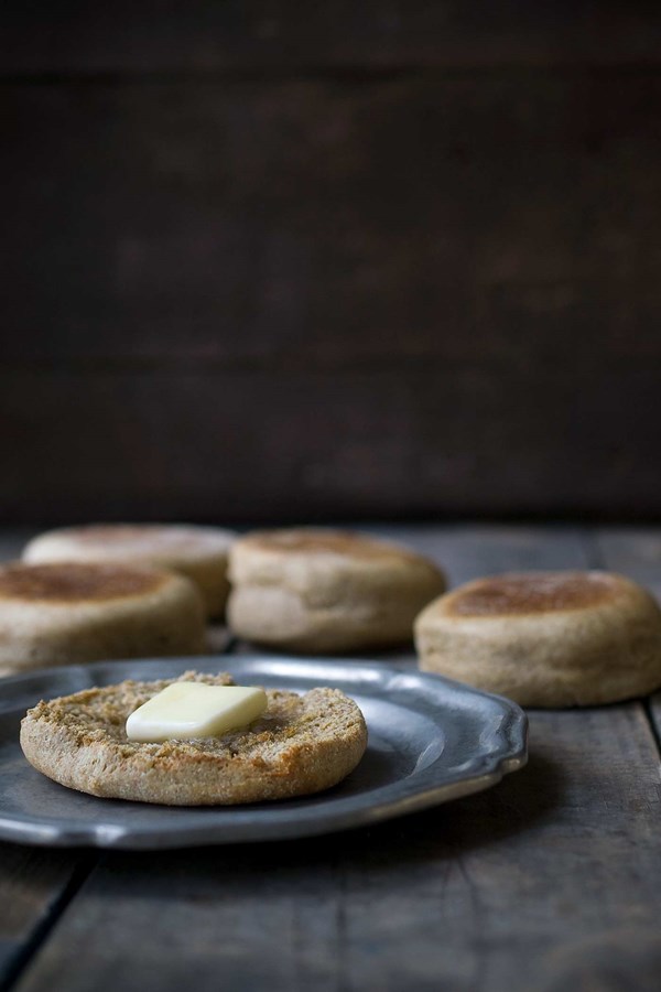 Whole wheat English muffins