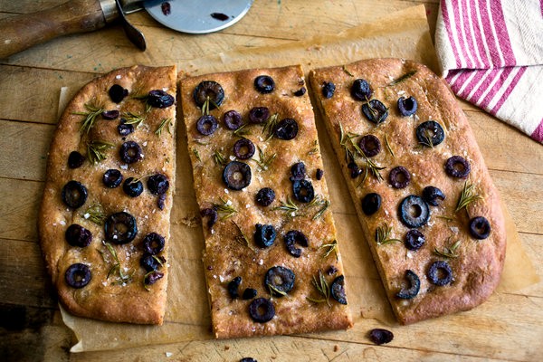 Whole-wheat focaccia