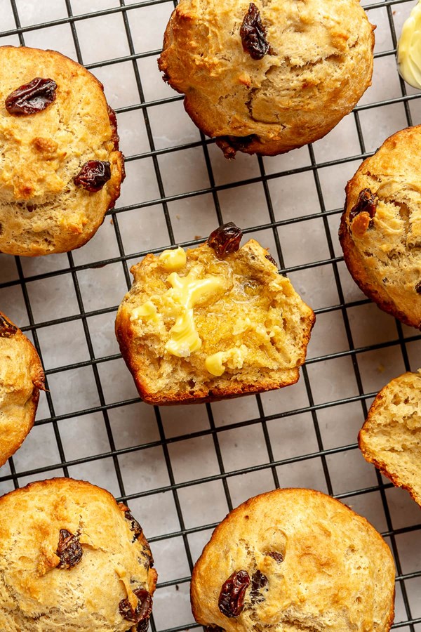 Whole wheat Irish soda bread muffins