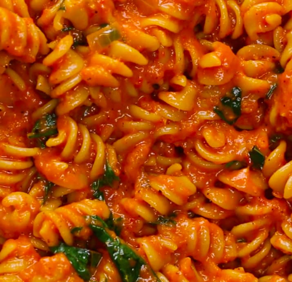 Whole Wheat Pasta With Roasted Red Pepper Sauce Recipe Eat Your Books