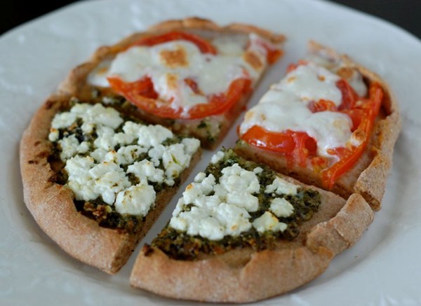 Whole-wheat pizza
