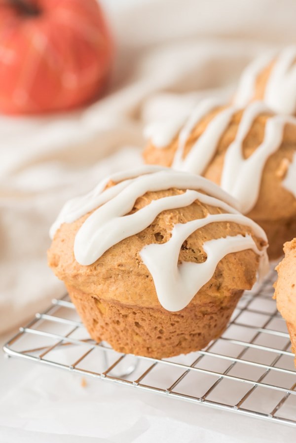Whole wheat pumpkin spice muffins