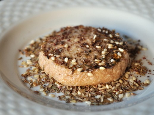 Whole wheat sables with za'atar