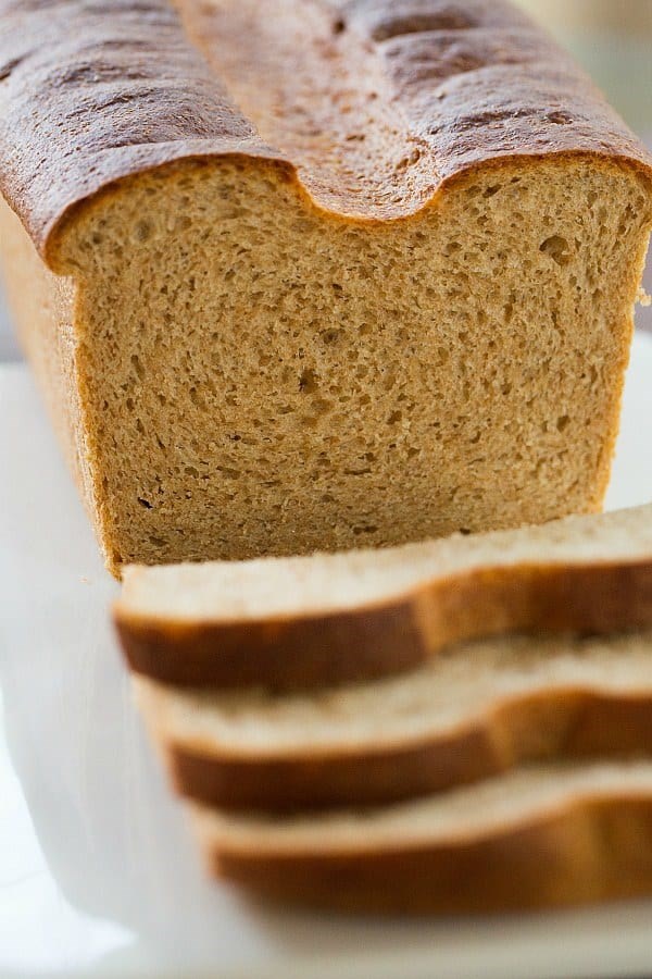Whole-wheat sandwich bread