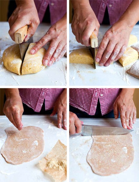 Whole-wheat sesame crackers