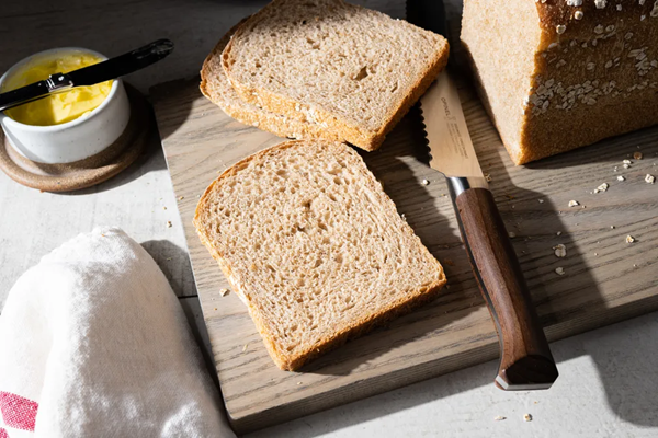 Whole-wheat sourdough sandwich bread