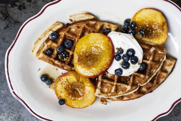 Whole wheat waffles