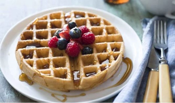 Whole wheat waffles