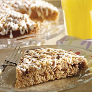 Whole wheat walnut crumb cake