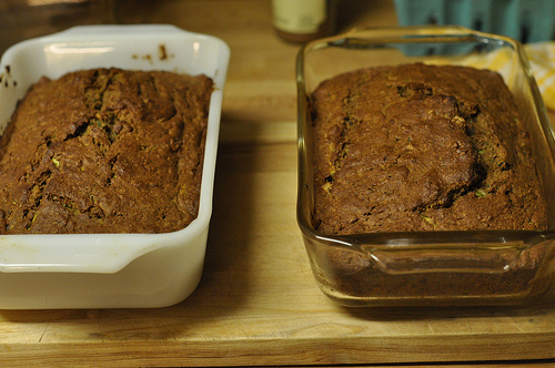 Whole wheat zucchini bread