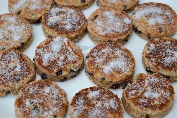 Wholemeal spelt Welsh cakes