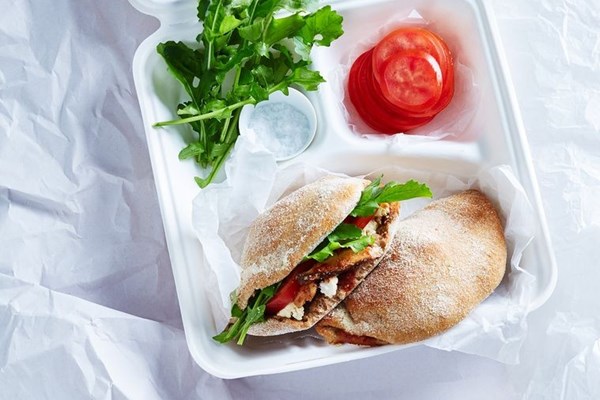 Wholewheat pizza pockets