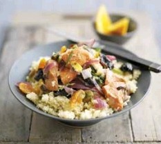 Wild Alaska salmon tagine