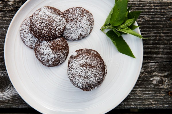 Wild bergamot chocolate cookies