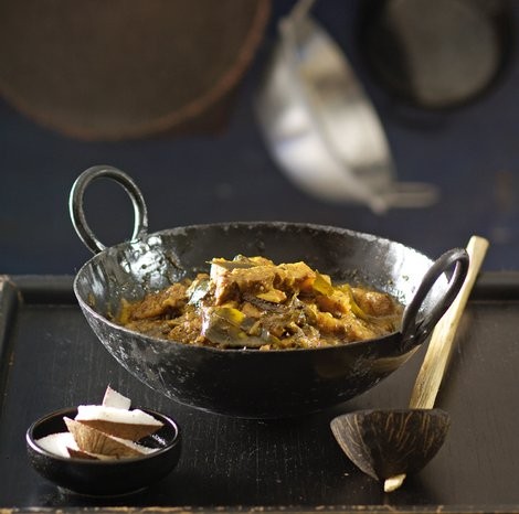 Wild boar or pork curry